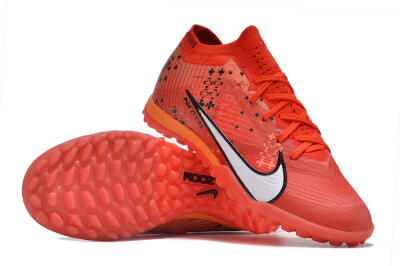 Nike Air Zoom Mercurial Vapor 15 Elite TF Football Shoes - Red/White/Black
