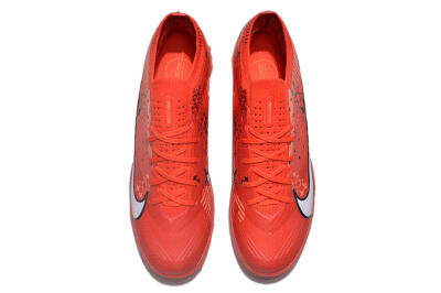 Nike Air Zoom Mercurial Vapor 15 Elite TF Football Shoes - Red/White/Black