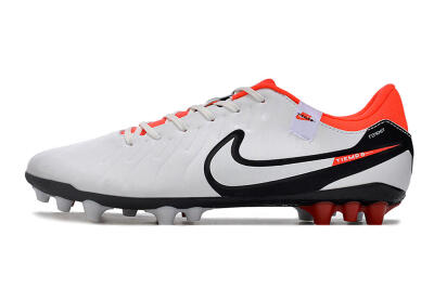 Nike Tiempo Legend 10 Academy AG Football Boots - White/Black/Red