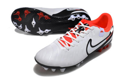 Nike Tiempo Legend 10 Academy AG Football Boots - White/Black/Red