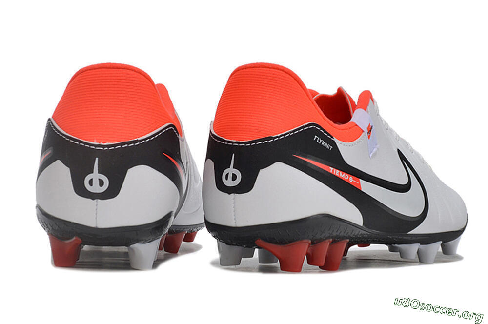 Nike Tiempo Legend 10 Academy AG Football Boots - White/Black/Red 6