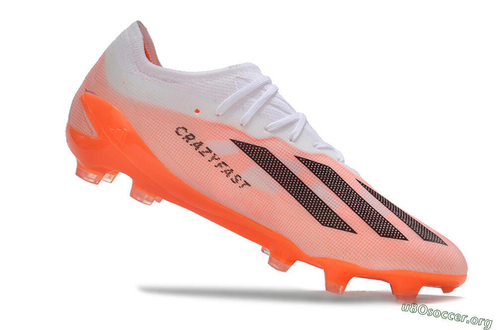 Adidas X Crazyfast.1 FG Football Boots - White/Red/Black 4