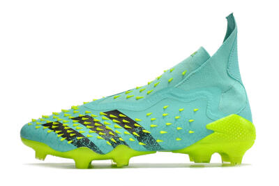 Adidas Predator Freak+ FG Football Boots - Blue/Black/Green