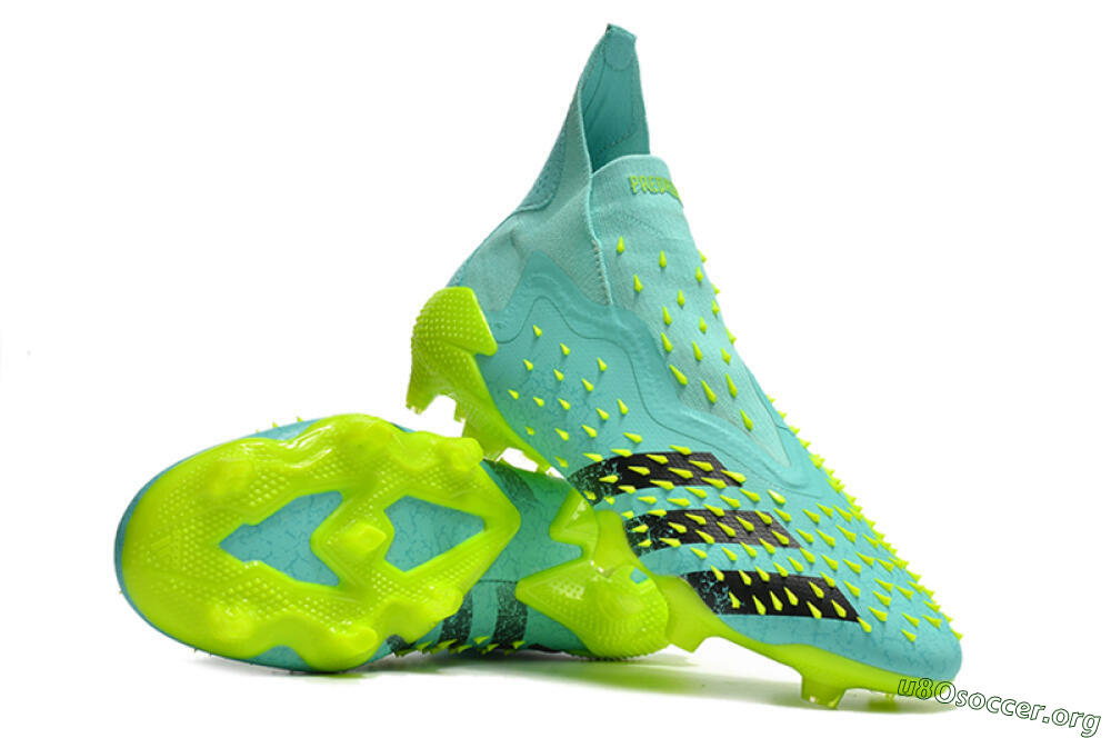 Adidas Predator Freak+ FG Football Boots - Blue/Black/Green 0
