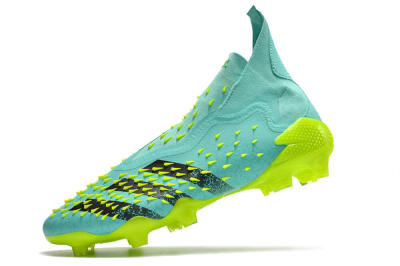 Adidas Predator Freak+ FG Football Boots - Blue/Black/Green