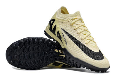 Nike Air Zoom Mercurial Vapor 15 Elite TF Football Shoes - Beige/Black