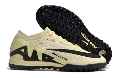 Nike Air Zoom Mercurial Vapor 15 Elite TF Football Shoes - Beige/Black