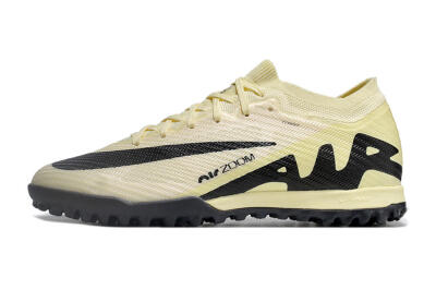 Nike Air Zoom Mercurial Vapor 15 Elite TF Football Shoes - Beige/Black