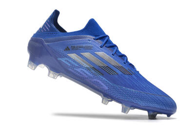 Adidas F50 Adizero FG Football Boots - Blue/Silver/Black