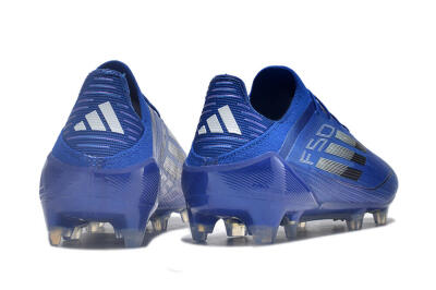 Adidas F50 Adizero FG Football Boots - Blue/Silver/Black