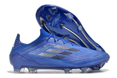 Adidas F50 Adizero FG Football Boots - Blue/Silver/Black