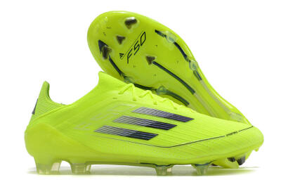 Adidas F50 Adizero FG Football Boots - Yellow/Black