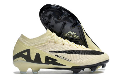 Nike Air Zoom Mercurial Vapor 15 Elite FG Football Boots - White/Black/Beige