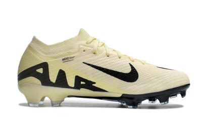 Nike Air Zoom Mercurial Vapor 15 Elite FG Football Boots - White/Black/Beige
