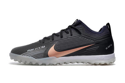 Nike Air Zoom Mercurial Vapor 15 Pro TF Football Shoes - Black/Gold/White