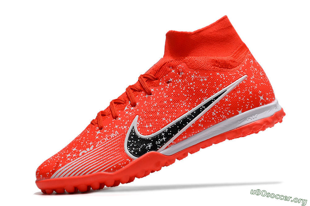 Nike Air Zoom Mercurial Superfly 9 Elite TF Football Shoes - Red/White/Black 5