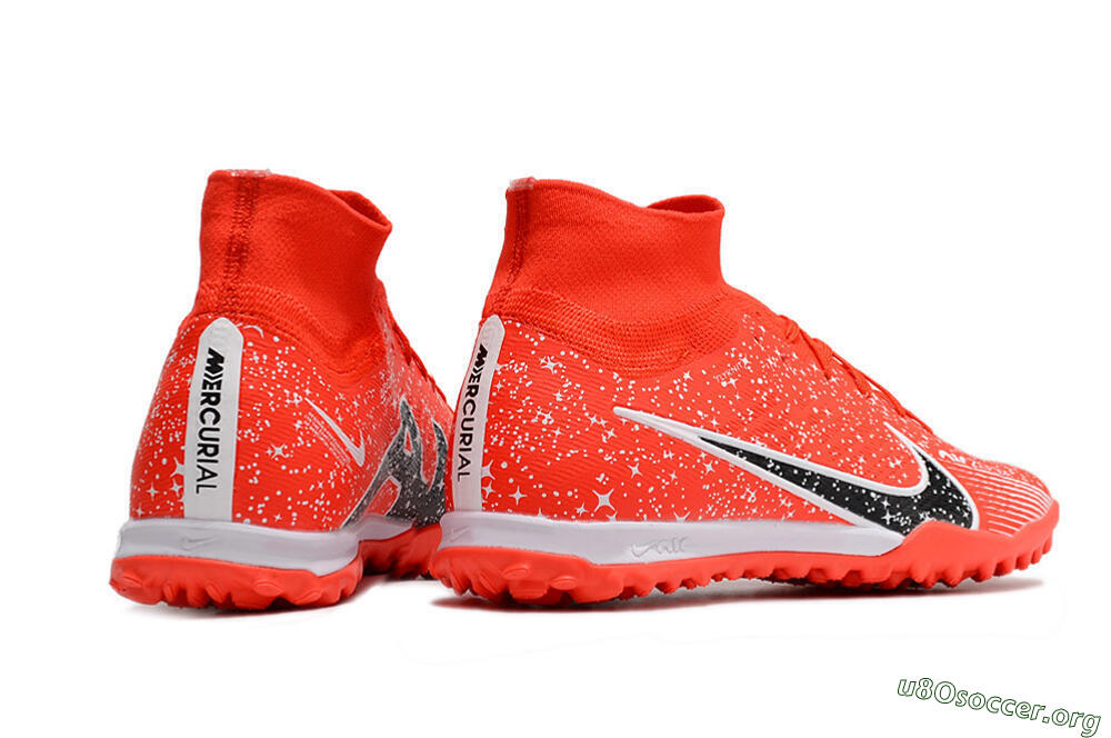 Nike Air Zoom Mercurial Superfly 9 Elite TF Football Shoes - Red/White/Black 6