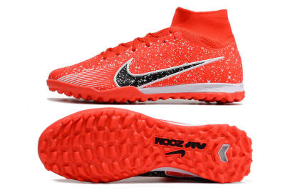 Nike Air Zoom Mercurial Superfly 9 Elite TF Football Shoes - Red/White/Black