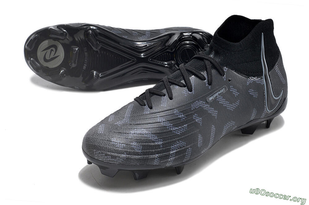 Nike Phantom Luna Elite NU FG Football Boots - Black/Grey 0