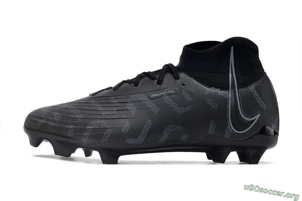 Nike Phantom Luna Elite NU FG Football Boots - Black/Grey 3