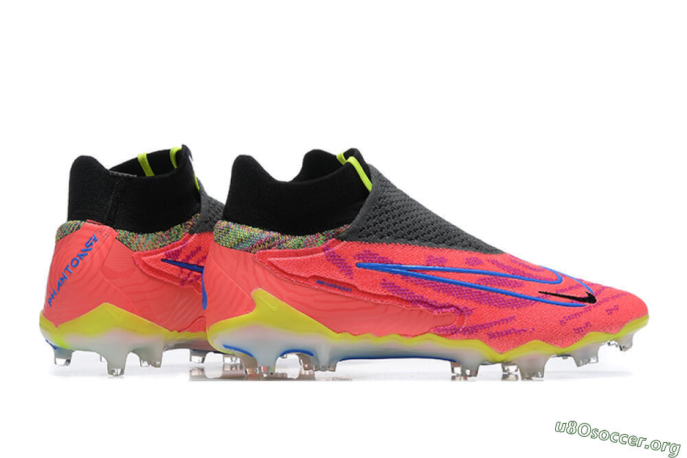 Nike Phantom GX Elite DF FG Football Boots - Red/Blue/Yellow/Black 9