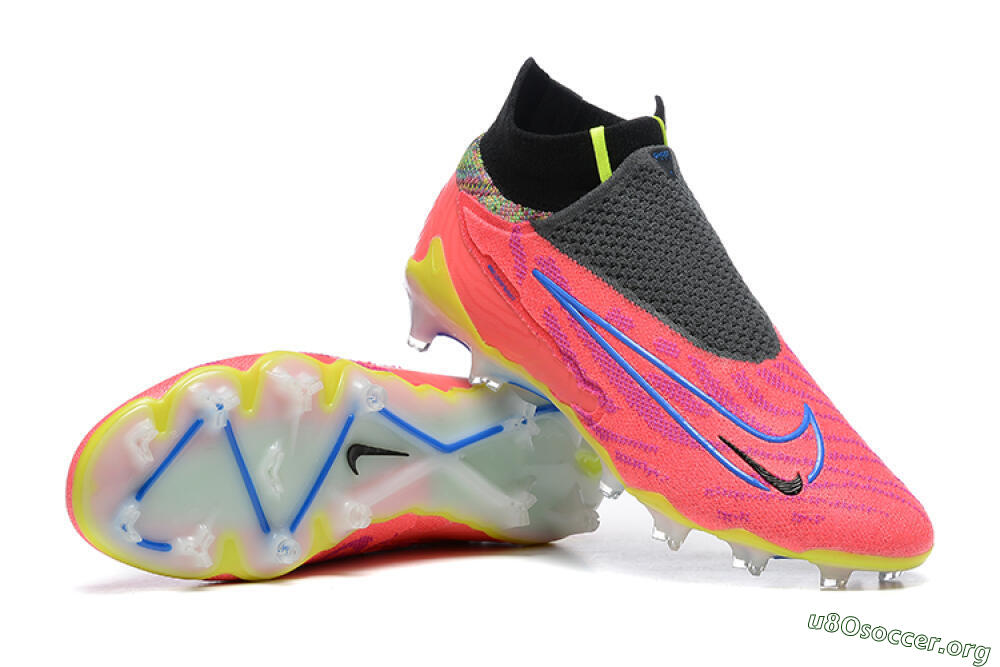 Nike Phantom GX Elite DF FG Football Boots - Red/Blue/Yellow/Black 4