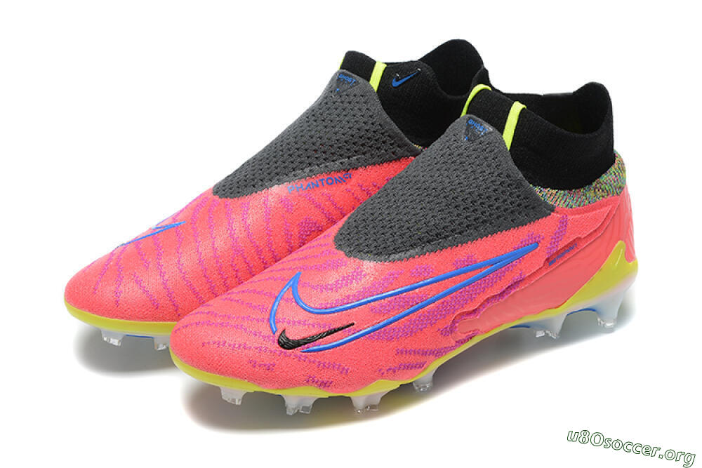 Nike Phantom GX Elite DF FG Football Boots - Red/Blue/Yellow/Black 7