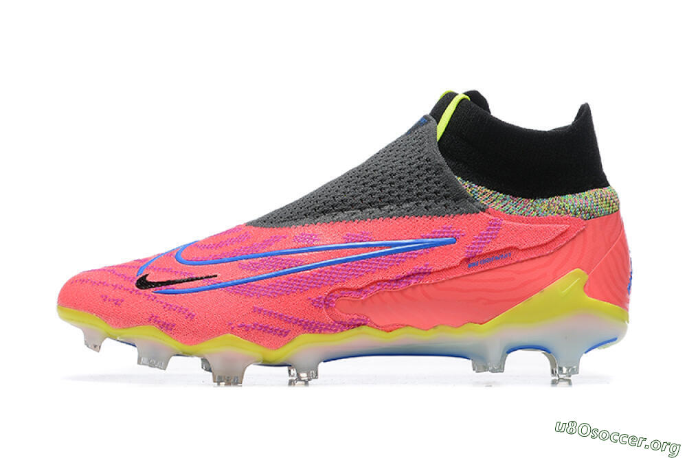 Nike Phantom GX Elite DF FG Football Boots - Red/Blue/Yellow/Black 3