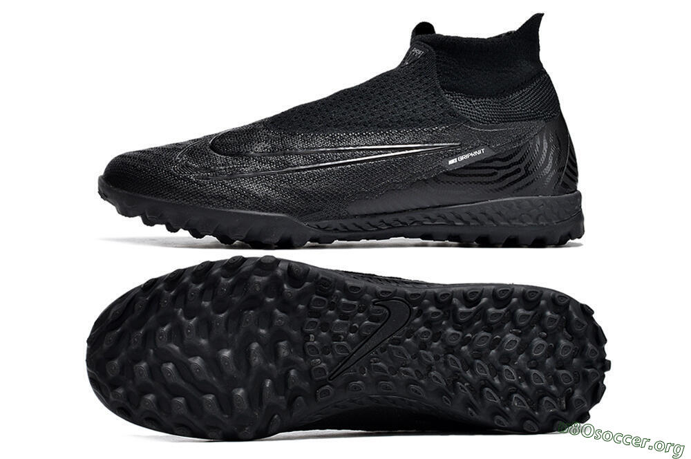 Nike Phantom GX DF Elite TF Football Shoes - Black/White 1
