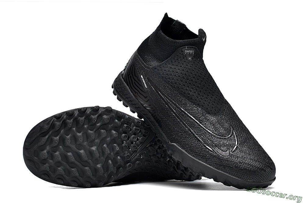 Nike Phantom GX DF Elite TF Football Shoes - Black/White 4