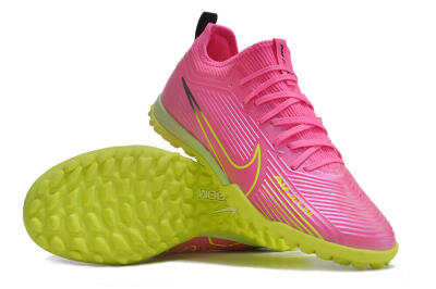 Nike Air Zoom Mercurial Vapor 15 Pro TF Football Shoes - Pink/Yellow/Green/Black