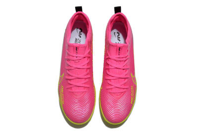 Nike Air Zoom Mercurial Vapor 15 Pro TF Football Shoes - Pink/Yellow/Green/Black