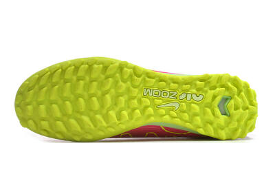 Nike Air Zoom Mercurial Vapor 15 Pro TF Football Shoes - Pink/Yellow/Green/Black