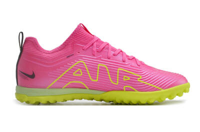 Nike Air Zoom Mercurial Vapor 15 Pro TF Football Shoes - Pink/Yellow/Green/Black