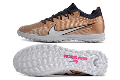 Nike Air Zoom Mercurial Vapor 15 Pro TF Football Shoes - Rose Gold/Black/White