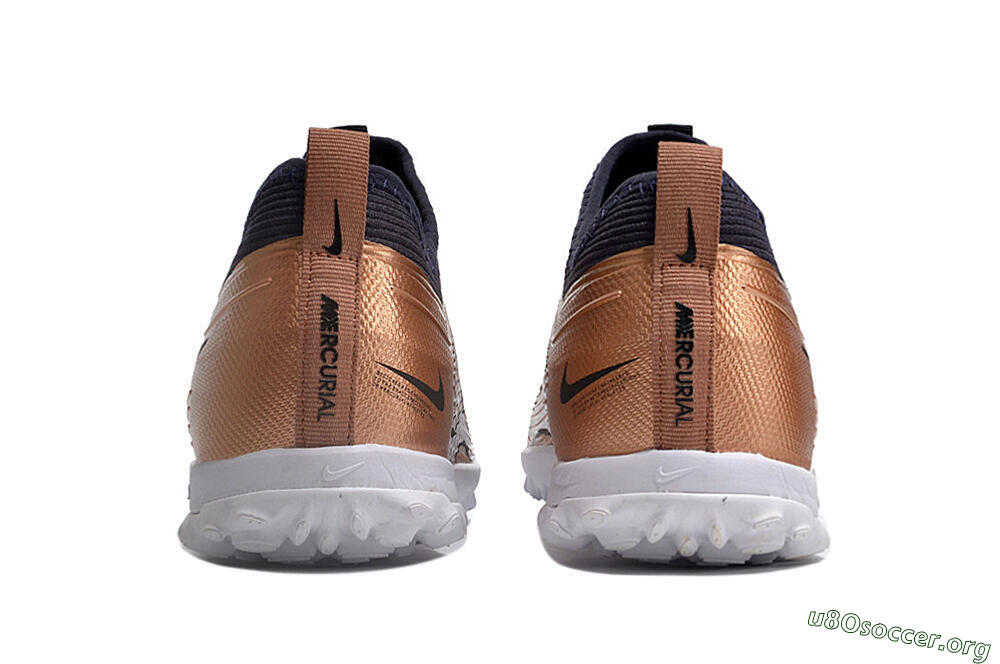 Nike Air Zoom Mercurial Vapor 15 Pro TF Football Shoes - Rose Gold/Black/White 5
