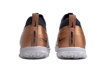 Nike Air Zoom Mercurial Vapor 15 Pro TF Football Shoes - Rose Gold/Black/White