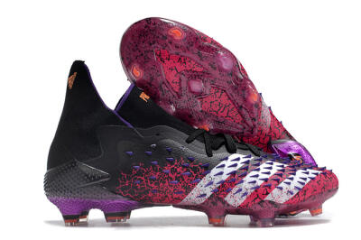 Adidas Predator Freak.1 FG Football Boots - Black/Pink/Purple/Gold