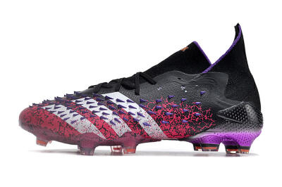 Adidas Predator Freak.1 FG Football Boots - Black/Pink/Purple/Gold
