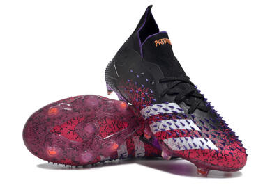 Adidas Predator Freak.1 FG Football Boots - Black/Pink/Purple/Gold