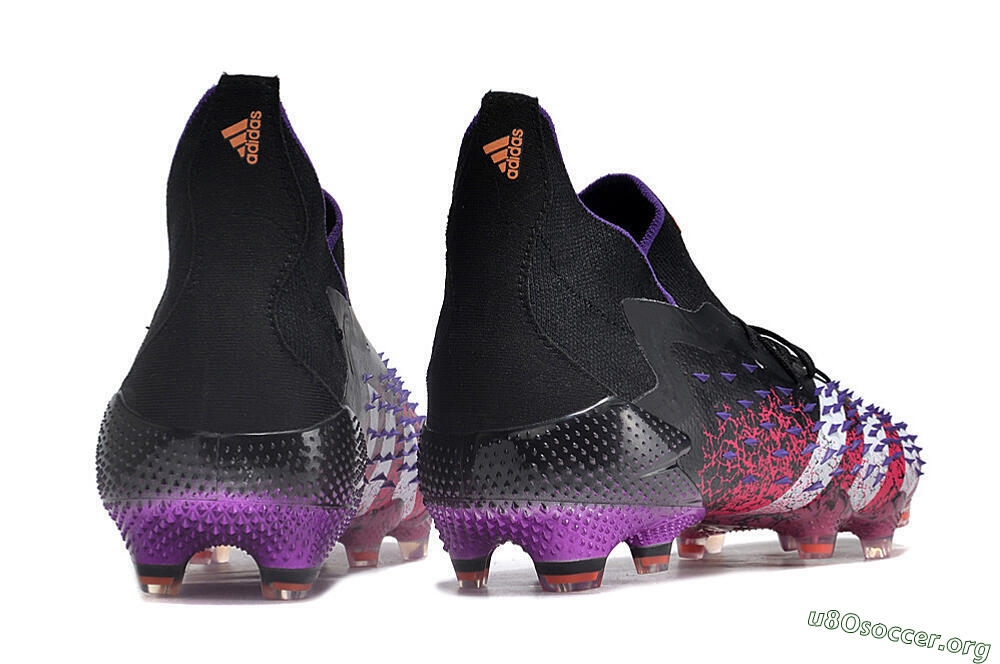 Adidas Predator Freak.1 FG Football Boots - Black/Pink/Purple/Gold 6