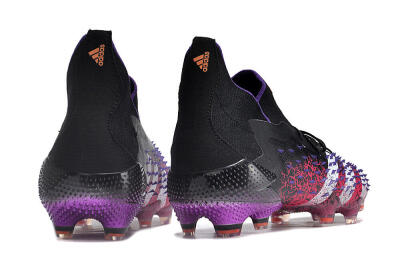 Adidas Predator Freak.1 FG Football Boots - Black/Pink/Purple/Gold
