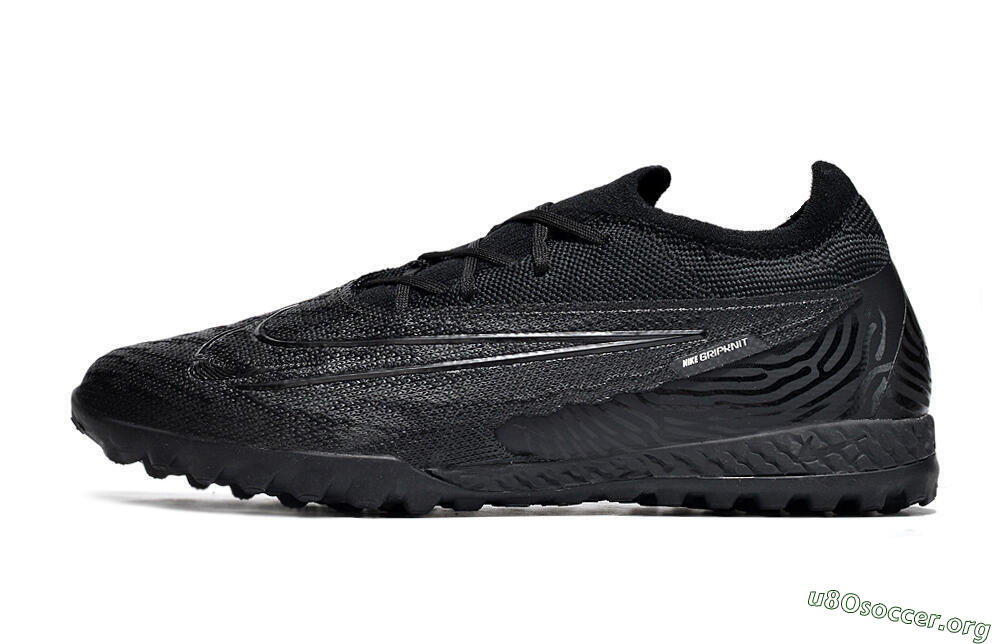 Nike Phantom GX Elite TF Football Shoes - Black/White/Silver 3