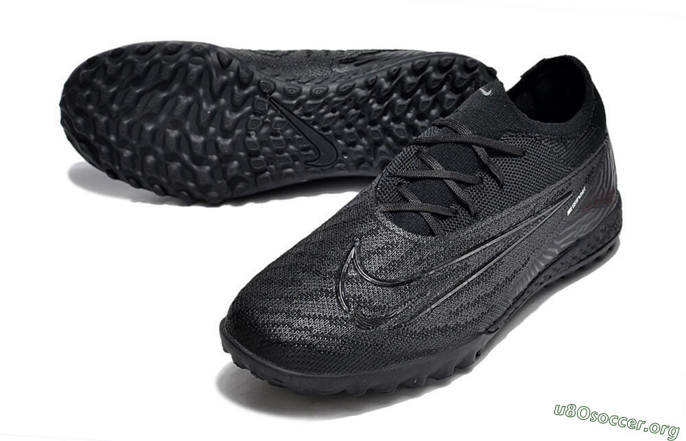 Nike Phantom GX Elite TF Football Shoes - Black/White/Silver 0