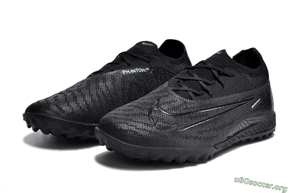 Nike Phantom GX Elite TF Football Shoes - Black/White/Silver 5