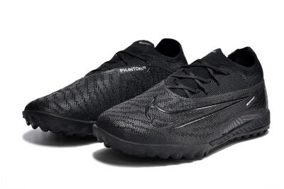 Nike Phantom GX Elite TF Football Shoes - Black/White/Silver