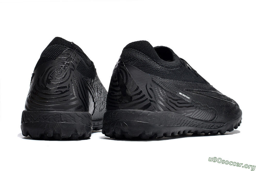Nike Phantom GX Elite TF Football Shoes - Black/White/Silver 9