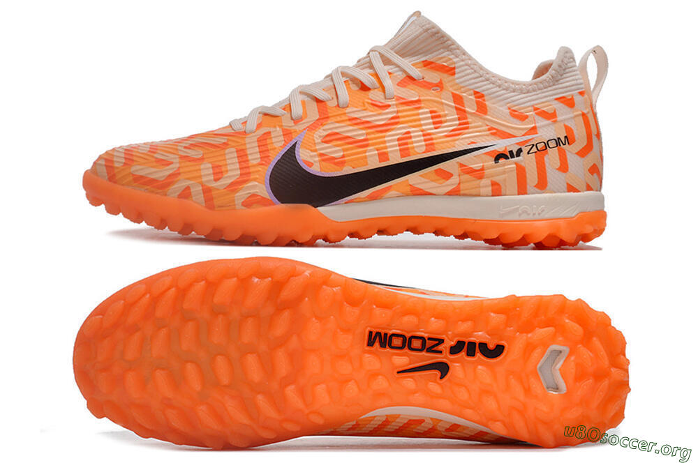 Nike Air Zoom Mercurial Vapor 15 Pro TF Football Shoes - Orange/Purple/Black 1