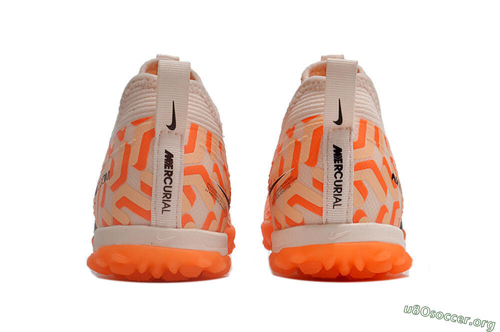 Nike Air Zoom Mercurial Vapor 15 Pro TF Football Shoes - Orange/Purple/Black 5