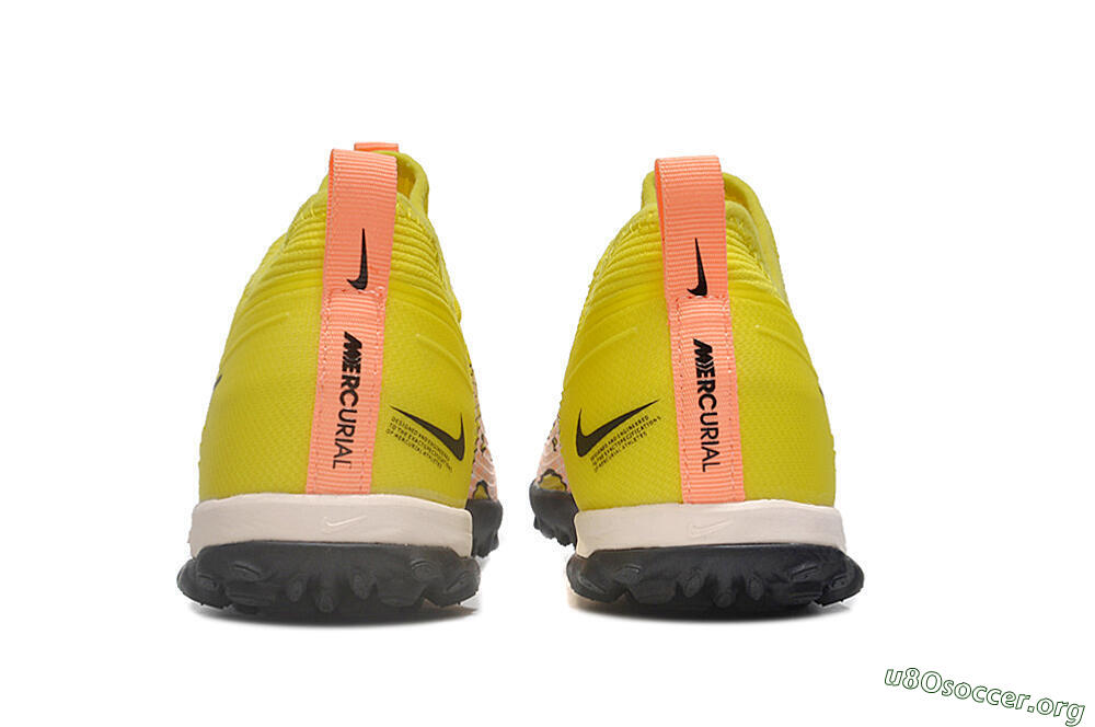 Nike Air Zoom Mercurial Vapor 15 Pro TF Football Shoes - Yellow/Pink/White/Black 5